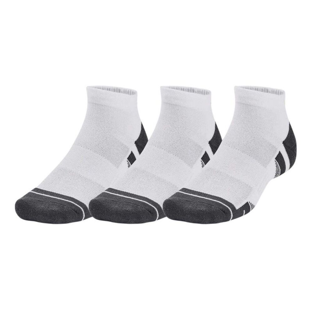 Under Armour Unisex Adult Performance Tech Ankle Socks (Pack of 3) / White